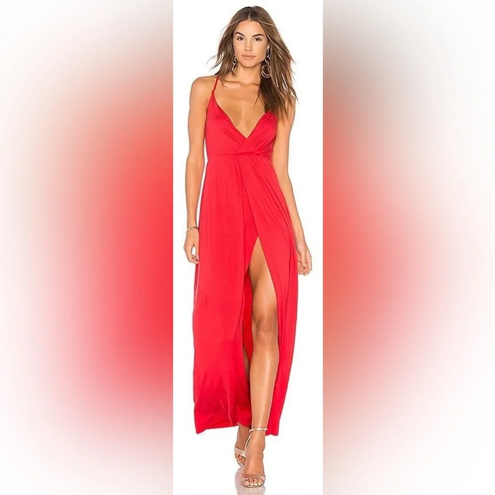 Revolve Red Maritza Dress - Picture 1 of 6